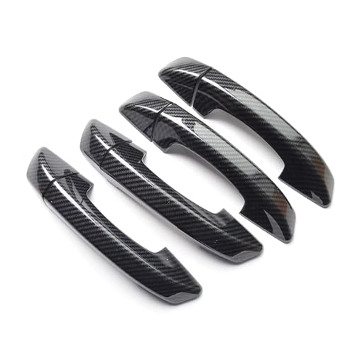 Embellecedor exterior del automóvil para manijas de VW Sharan 2011 a 2016 en acabado negro