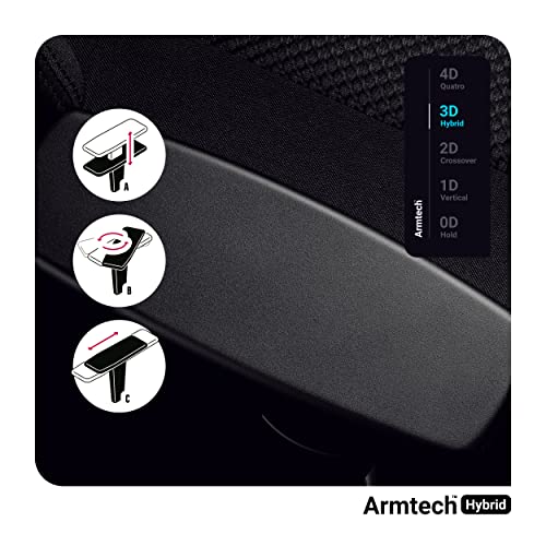 Diablo Sedia da Gaming in Tessuto X-Player 2.0 - Gaming Chair Ergonomica con Braccioli 3D - Cuscino Cervicale/Lombare Funzione Dondolo - Sedia per PC, Poltrona Gaming, Sedia Ufficio 160 kg - King (XL) - Sedia gaming - Immagine 9