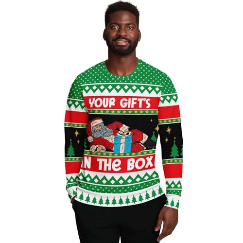 Your Gift's in the Box Santa Sweatshirt, alternative view 1