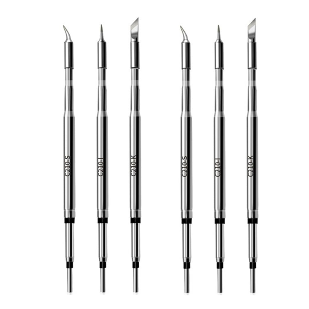 UDSKNV[KSL for Soldering Tips 6pcs C210 Replacement for T1 Max, C210-K/I/Is, for Soldering Iron Accessories