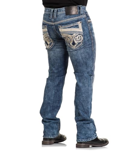 Affliction Men's Denim Jean Ace Seaman Inseam 34"2