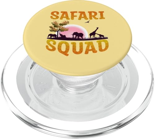 Safari Squad African Family Vacances Summer Vacay Trip PopSockets PopGrip pour MagSafe