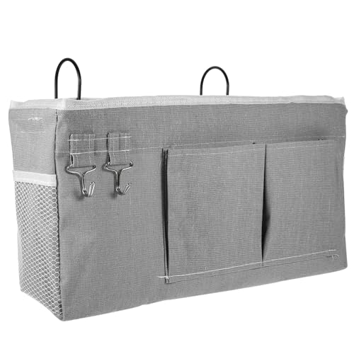 Holibanna Organizador Colgante para Cama Bolsa de Almacenamiento de Tela para Dormitorio Oficina y Hogar para Mantener Color