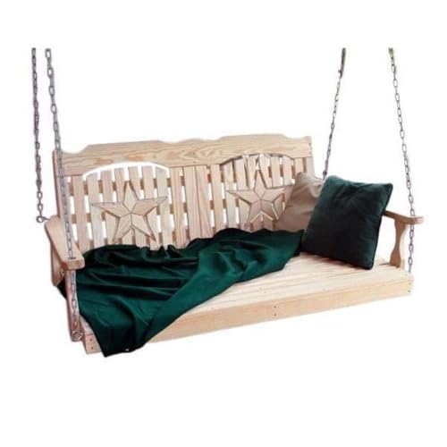 60 in. Treated Pine Starback Swing Bed