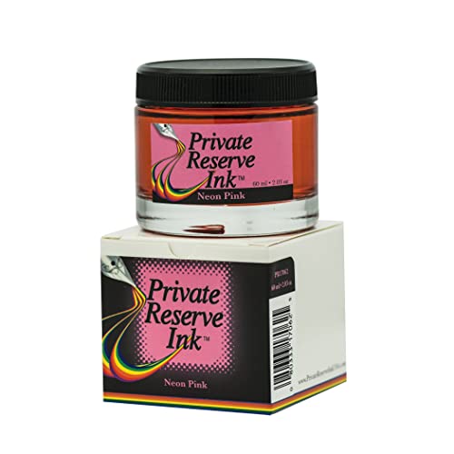 Private Reserve Neon Pink Ink Bottle 60ml (PR17062) -  Private Reserve Ink