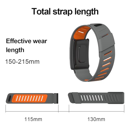 Image of Band Compatible with Whoop 5.0 Minimalist Silicone Multiple Colors Waterproof and Breathable Replacement Band for Whoop 5.0 Suitable for Various Scenarios for Men Women