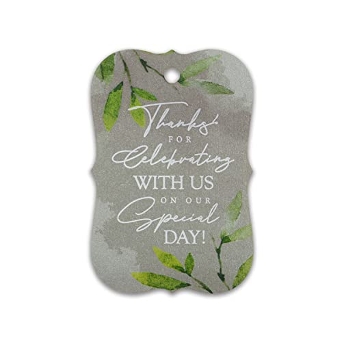 Étiquette mariage blanche merci pour cadeau invité baptême et fête prénuptiale lot de 50