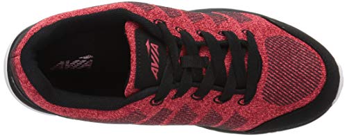 Avia Girls Avi-Rift Sneaker, Red Heather/Black, 3 Little Kid #TOP4