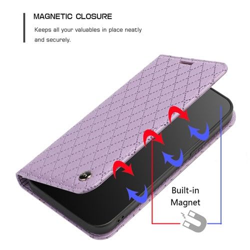 Étui compatible avec Samsung Galaxy S23 FE vert en cuir à rabat