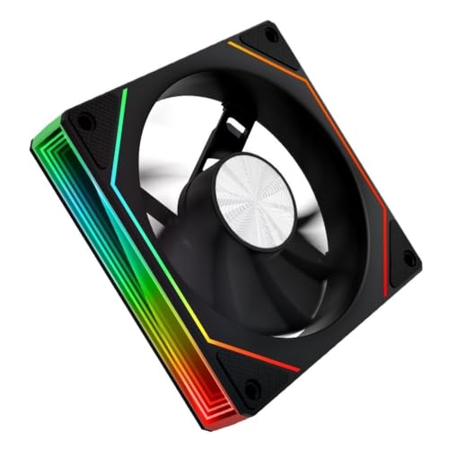 Ventilador de caja de computadora de 120mm ARGB kit de refrigeración líquida y chasis con mando 4