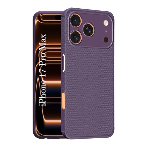 Image of Jkobi Liquid Silicone Back Cover Case for Apple iPhone 17 Pro Max (Camera Protection | Side Grip Texture | Soft and Flexible)