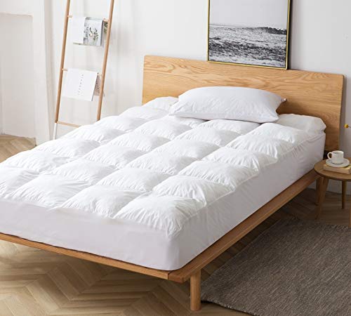 Byourbed Plush Full XL Mattress Pad with Memory Foam