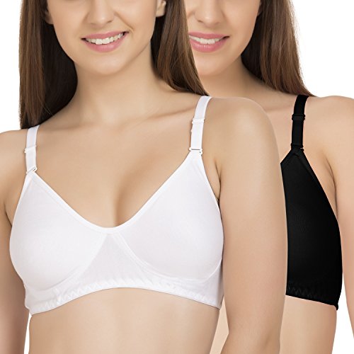 Image of Tweens - Non Padded Cotton Rich Bra - Concealer Side Shaper - Cotton Rich Fabric - Full Coverage, Multiway Straps, Wirefree, Seamless T-Shirt Bra