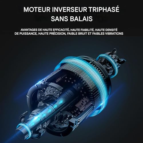 Ventilateur de plafond avec télécommande et éclairage led pour salon - 5