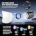 NEEWER CRS7 Softbox Diffusion Dome with 3 Adapter Rings, Compatible with Godox V1 Z1 Z2 Round Head Flash and Square Speedlite Z760 and More, Mount for Video Light MS60B MS60C MS150B
