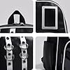Ita Bag Backpack for Girls with Pin Display Insert - Y2K Anime Cosplay Backpack for School (Black) - Image 4