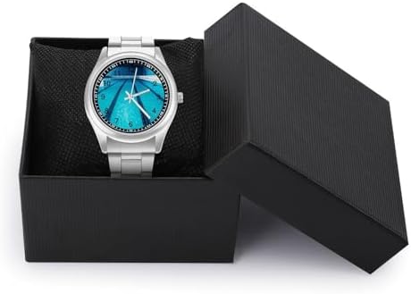 Minimalist Stainless Steel Band Watch for Man, Business Wristwatch — view 2