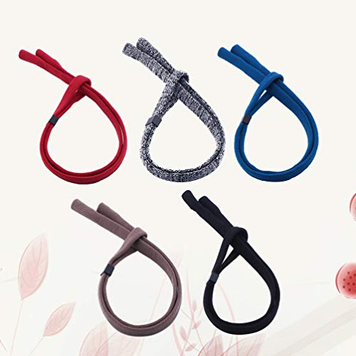 5 Peças Alça De Óculos Esportivos Retentor De Óculos De Sol Cordão Ajustável Alças De Óculos De Poli