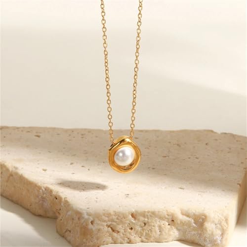 Collier perles vintage cadeau bijou esthétique - 4