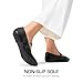 DREAM PAIRS Women's Ballet Flats Foldable Square Toe Mary Jane Flats Comfortable Slip On Dress Shoes Business Casual Work Mary Jane Shoes,Size 7.5,Black,DWUMFA2534