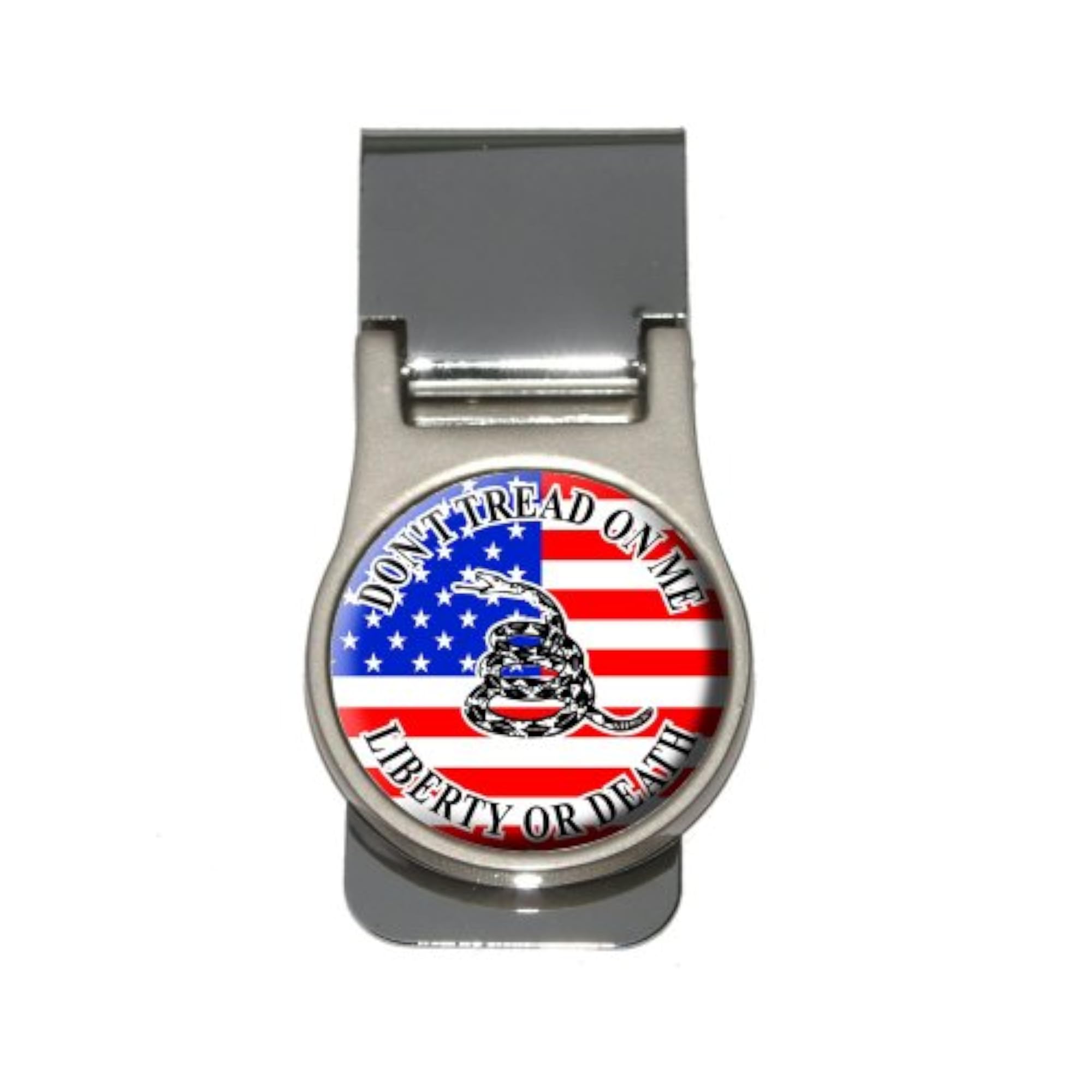 Gadsden Don't Tread On Me USA Flag Money Clip