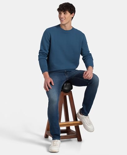 Image of Jockey US92 Men Super Combed Cotton Rich Fleece Sweatshirt with StayWarm Technology