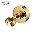 Produktbild KES Alle MESSING Handheld Duschkopf Brausehalter Halterung Wandhalterung für Bad Modern Stil, Gold, C213-4