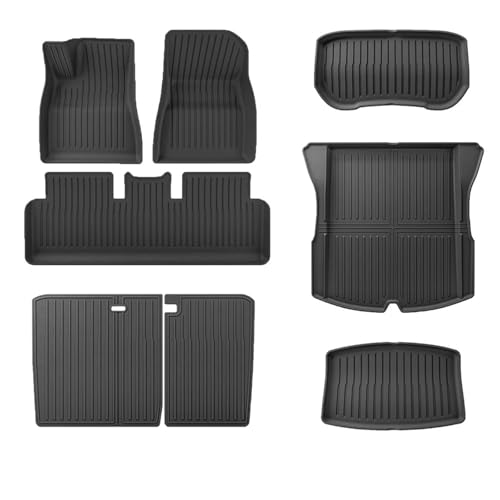 Tapis de sol voiture anti-saleté Tesla Model 3 Highland protégeant le dossier