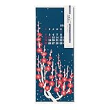 ミドリ 2026年 カレンダー 壁掛け 越前和紙 L 花柄 31387006