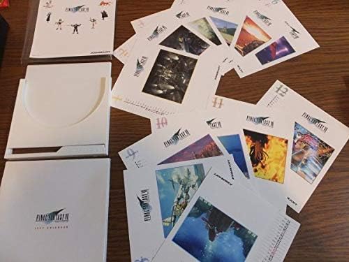 Amazon Co Jp Ff7 1997年 卓上カレンダー ポストカード Finalfantasy7 ファイナルファンタジー7 クラウド ティファ セフィロス 文房具 オフィス用品