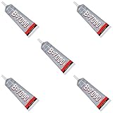 MMOBIEL Pack of 5 B-7000 15 ML Multipurpose High for Industrial Glue Semi Fluid Transperant Adhesive 15 ml 0.51 fl.oz