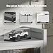 Model Car Display Case, Acrylic Showcase for Speed Champion, Parking Garage Compatible Toy Models Blocks, Dustproof With Light (7.6 x 3.7 x 3.3 Inches, Case Only)