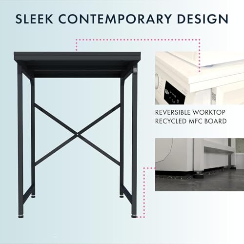 Image of 58601 Handy Stand - Freestanding Worktop & Washing Machine Stand | Multi-Purpose Appliance Stacking Kit & Laundry Pedestal for Garage, Utility Room, or Kitchen