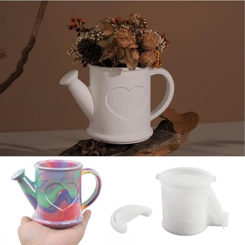 Silikonform Vase, Silikonformen Gießformen Vase, Kreative Gipsform, Kunsthandwerkswerkzeuge Für Gießkanne, Vase, Vorratsglas. Kunsthandwerk Aus Kunstharz, Heimdekoration