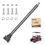 10L0L Golf Cart Steering Shaft and Column Rebuild Kit Compatible with EZGO TXT 2001-up Golf Cart Models, Performance Enhancement with 4 Bolt Steering Mount, OEM# 70607-G01 & 70610-G01