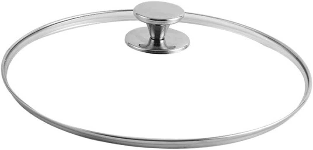 ABOOFAN 1Pc Multi Functional Pot Cover Heat Resistant Tempered Lid for Kitchen Cookware Visible Design for Easy Monitoring for Home Restaurant and Hotel Use