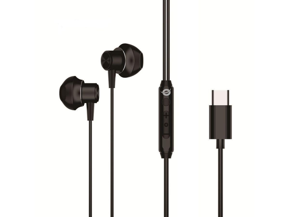 Conceptronic USB-C Headset with Earpiece with Microphone
