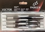  Parker Vector - Set de pluma + bolígrafo + lápiz recargable