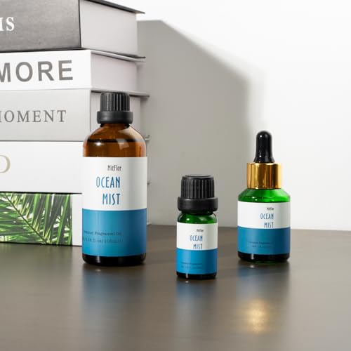 Image of Ocean Mist Fragrance Oil, MitFlor Single Scented Oil, Large Size Premium Grade Fragrance Oil for Soap & Candle Making, Fresh Summer Essential Oils for Diffuser, Home Fragrance, 30ml