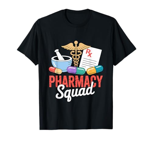 Photo de Pharmacy Squad Pharmaciens Team Pharm Crew T-Shirt