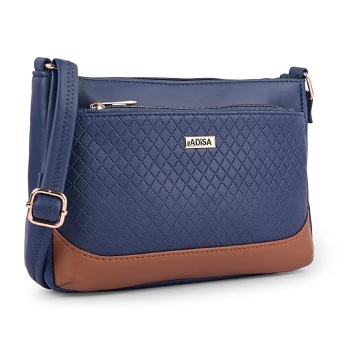 Image of ADISA Women Girls Color Block Cross Body Sling Bag (SL5168)