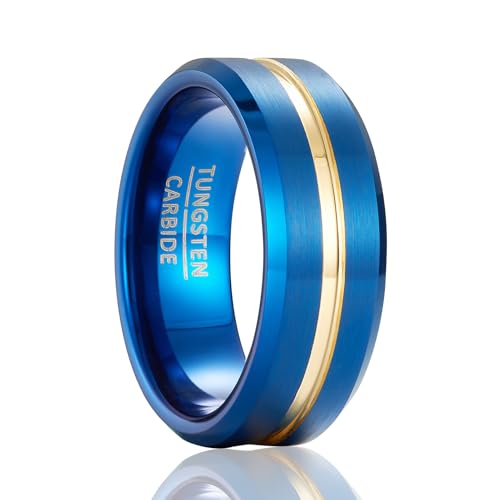 Bague de mariage pour homme : les anneaux en tungstène de 8 mm au design haut de gamme