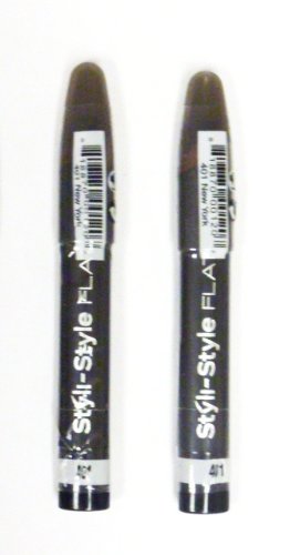 Styli Style Flat Pencil, New York-BLK, 0.0313 Packages (Pack of 2)