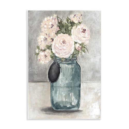 Rustic Country Jar Vase, 13 x 19 Inch Mounted Print on Wall Plaque