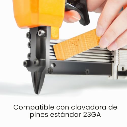 Miniatura 8 de P630 - Clavos De Calibre 23 De 30 Mm, Chapado En Cobre, 10000 Piezas Caja, Clavos Para Pistola De Clavos Neumática, Micro Claveteadora Para Armarios, Trabajo De Madera Ligero, Bricolaje