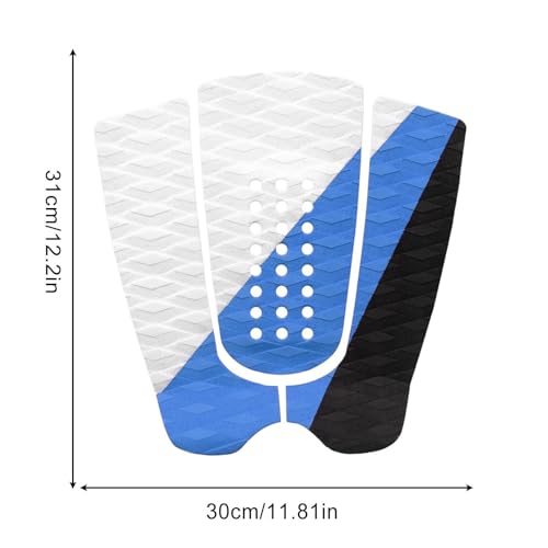 Surfboard Stomp Pad - Tail Pad for | Shock Resistant Traction | Protective Grip | 31x30cm Universal + EVA Foam | Lightweight Waterproof Material - for Skimboarding & Kayaking - Thumbnail 6