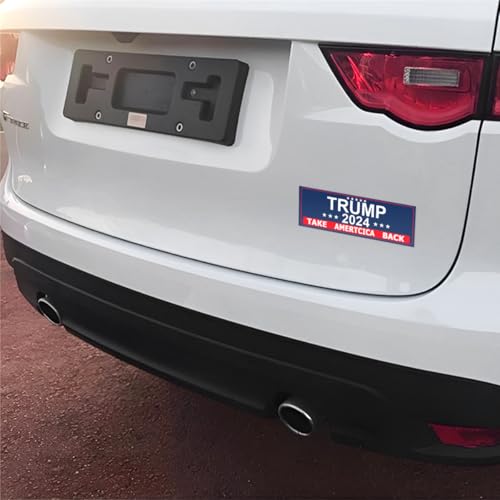 Image of Mandark 5PCS Car Trump 2024 Stickers, President Donald Trump Take America Back Vinyl Decals for Vehicle Bumper Window Laptop, Self-Adhesive Auto Decor Sticker, Universal for SUV, Truck, RV (Blue)
