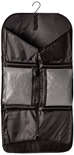 Trifold Garment Bag, Black, One Size2