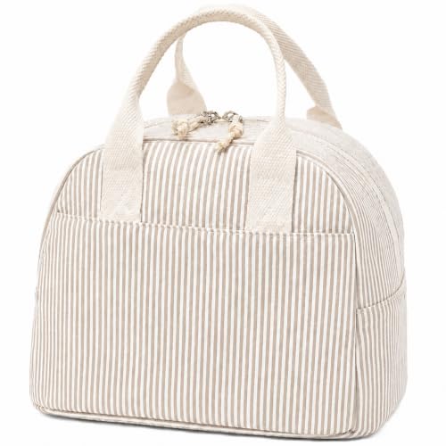 Image of LOVELYWIND Lunch Box for Women Cute Lunch Bags for Women Lunch Tote Bags Reusable Insulated Lunch Box Large Capacity Reusable Insulated Cooler for Work or Travel Gifts or Beach