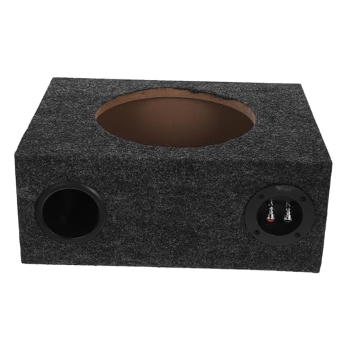 Anneome 10 Inch Vehicle Subwoofer Enclosure Single Sub Box Ultra-thin Car Audio Bass Speaker Box Suitable for Car Audio Upgrade and Installation